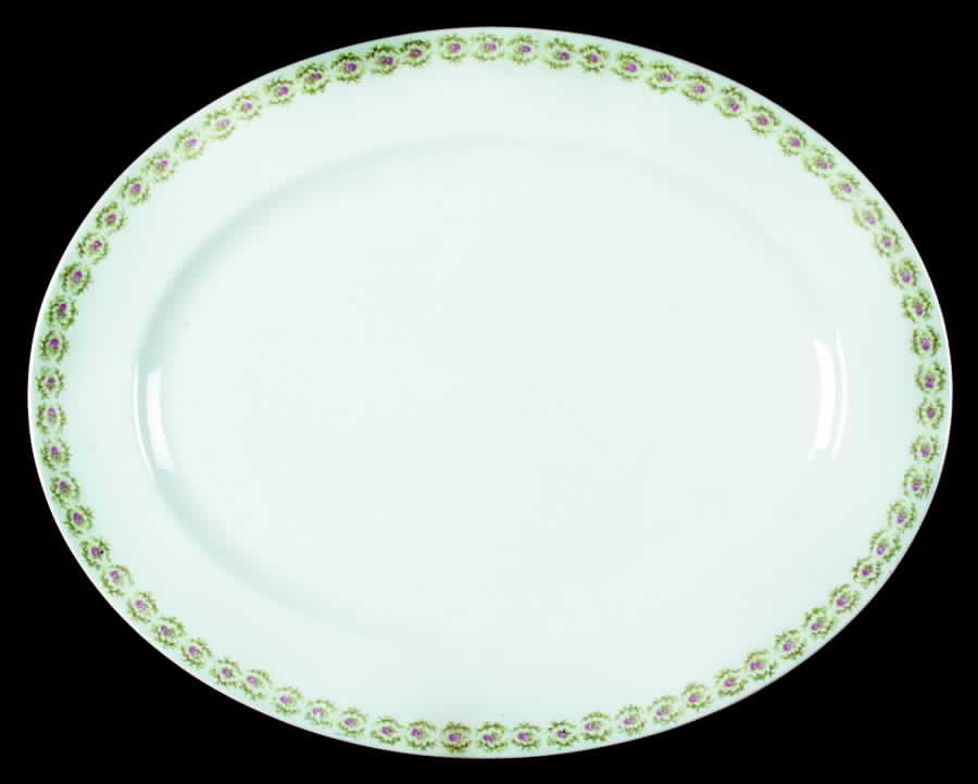 POY382 17" Oval Serving Platter by Jean Pouyat-1