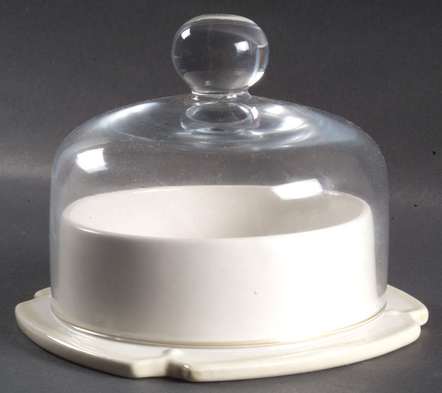 Pavillion Round Cheese Dish & Lid by Princess House-1