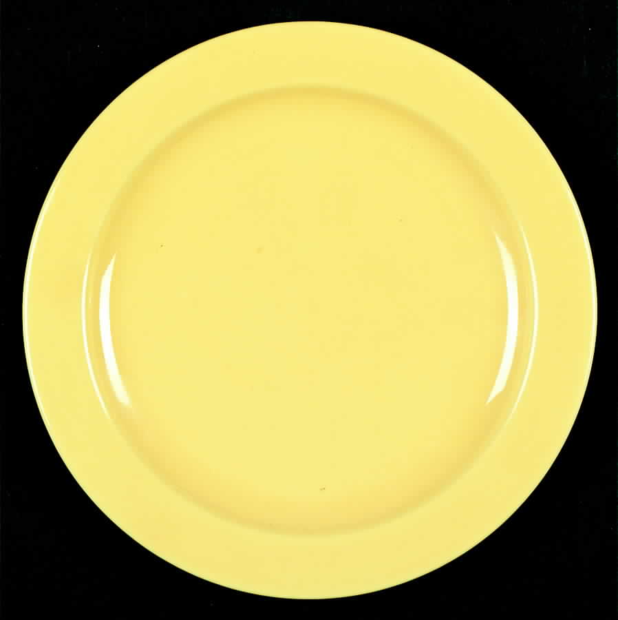 Coralitos Yellow Bread & Butter Plate by Pacific Clay-1