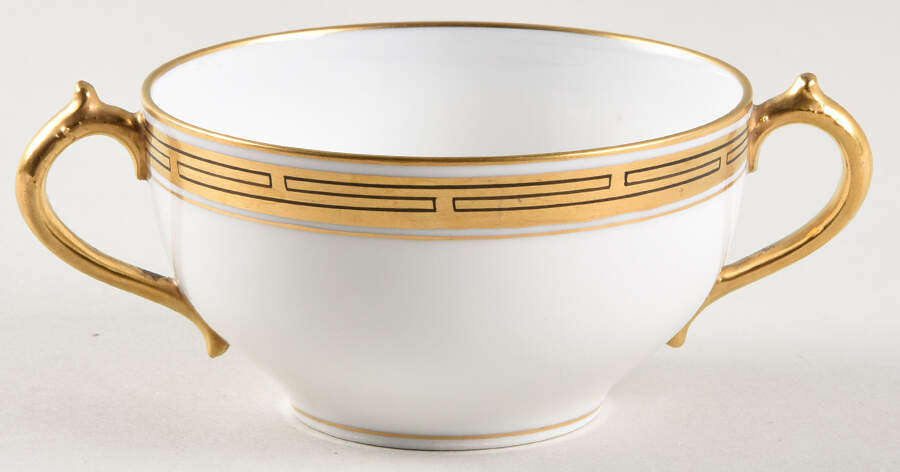 PIC45 Coupe Flat Bouillon Cup by Pickard-1