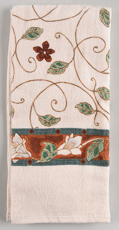 Mission Flower Cloth Hand Towel by Pfaltzgraff-1