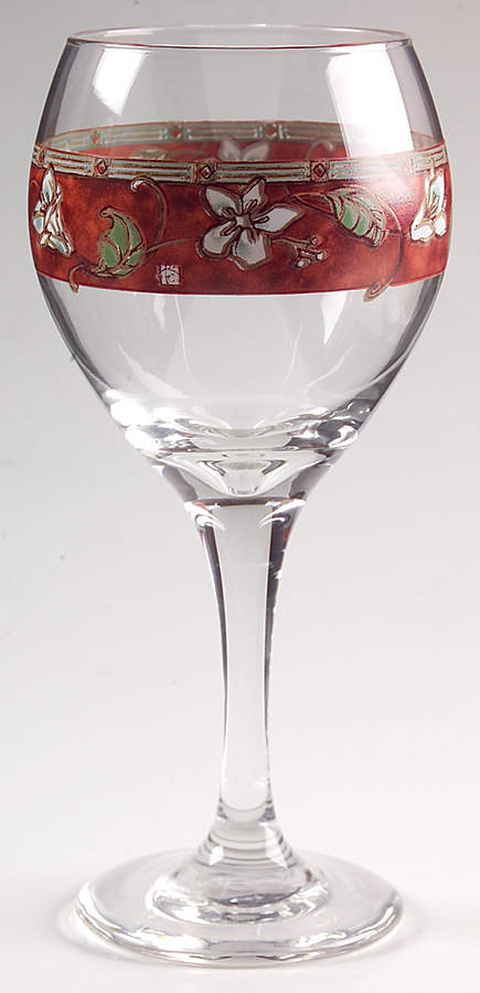 Mission Flower Glassware Wine by Pfaltzgraff-1