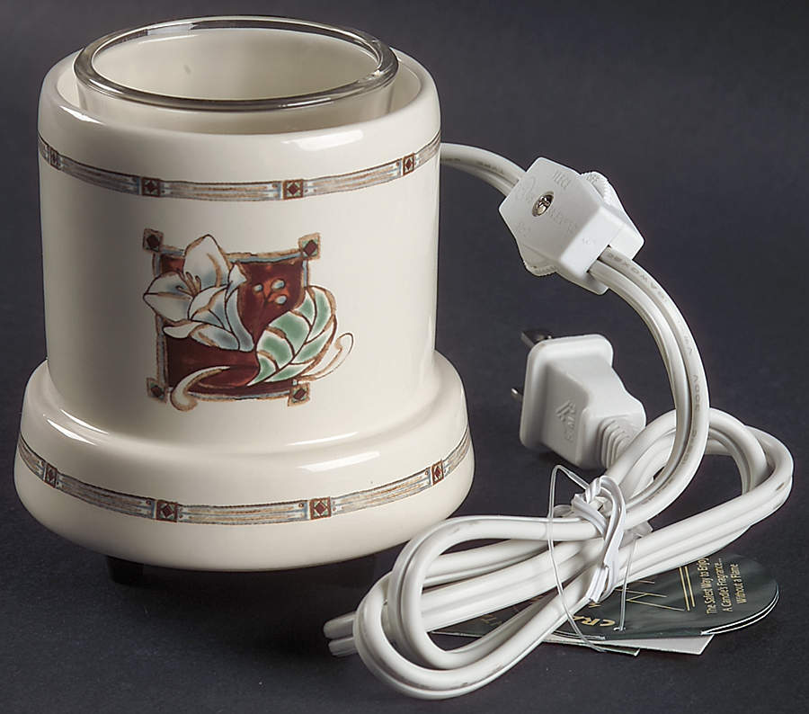 Mission Flower Electric Votive Warmer by Pfaltzgraff-1