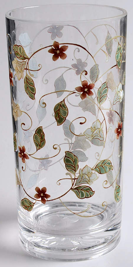 Mission Flower Tall Acrylic Tumbler by Pfaltzgraff-1