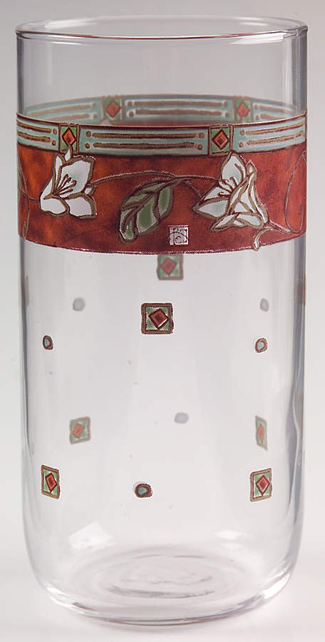 Mission Flower 16 Oz Glassware Tumbler by Pfaltzgraff-1