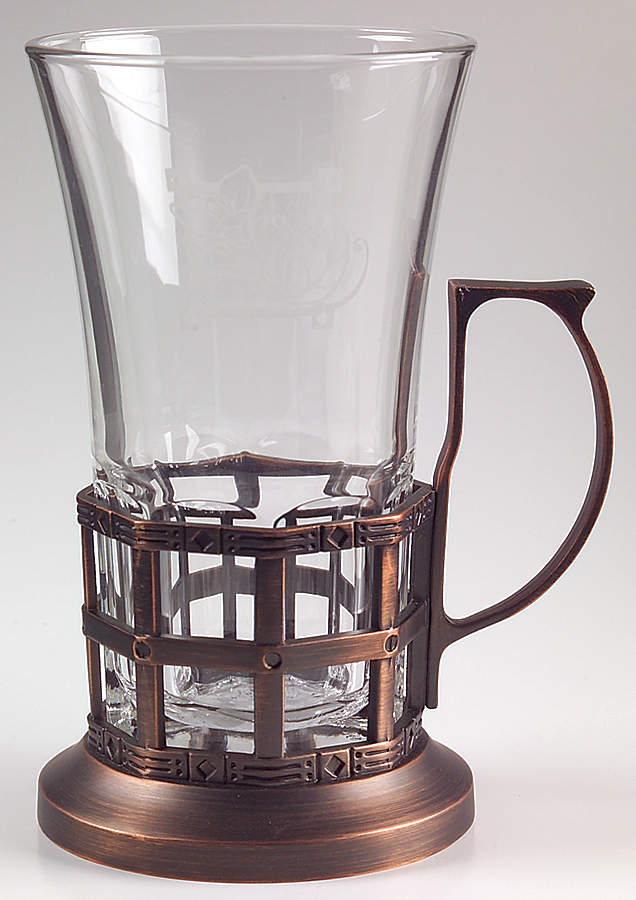 Mission Flower Mug Holder & Glass Insert by Pfaltzgraff-1