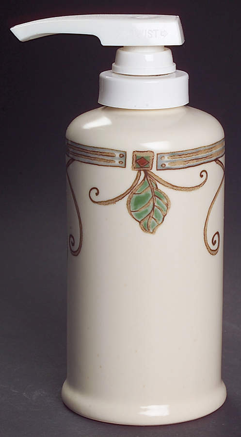 Mission Flower Lotion Dispenser by Pfaltzgraff-1