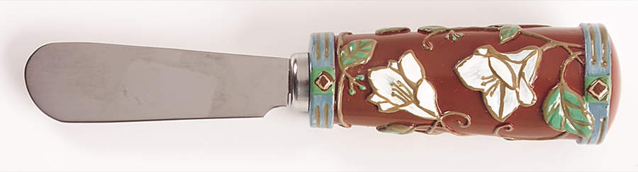Mission Flower Spreader (for Dip and Spreader) by Pfaltzgraff-1