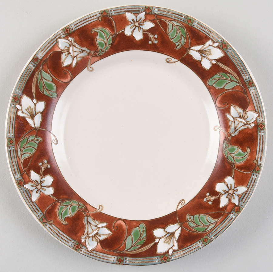 Mission Flower Salad Plate by Pfaltzgraff-1