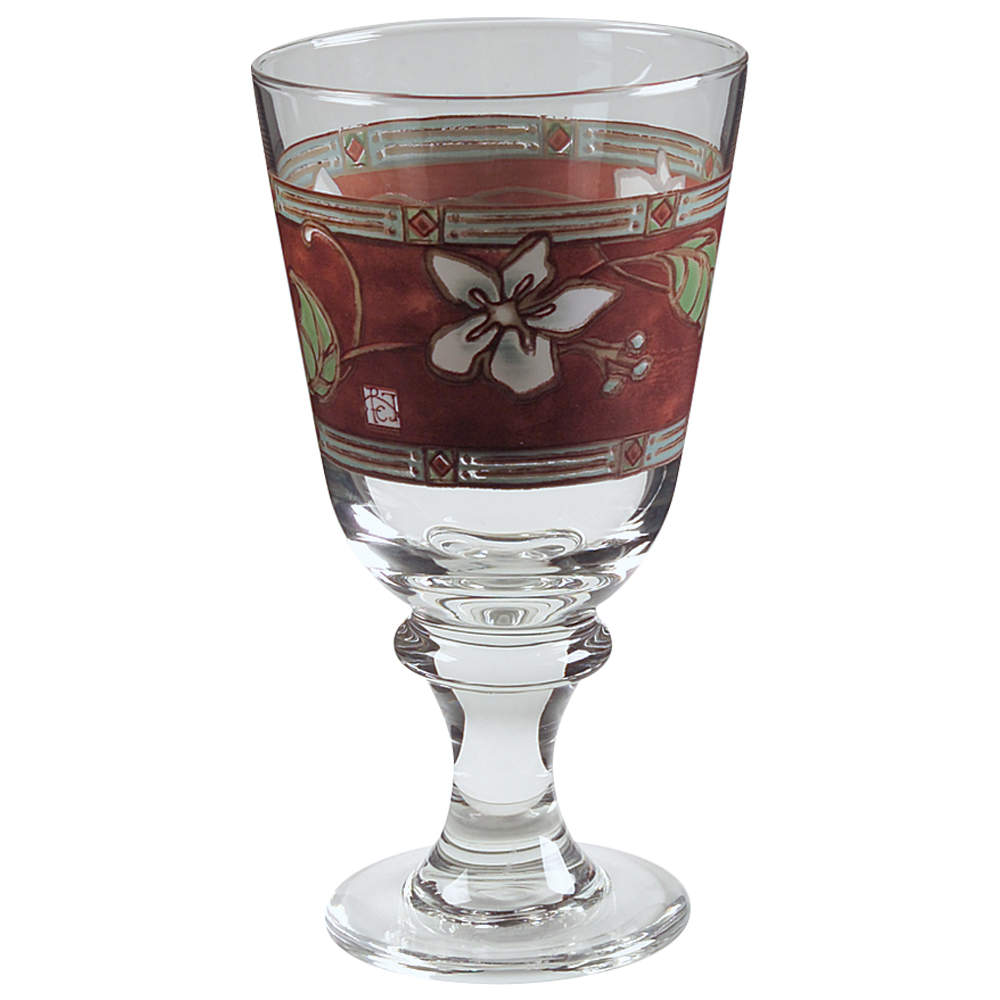 Mission Flower 14 Oz Glassware Iced Tea by Pfaltzgraff-1
