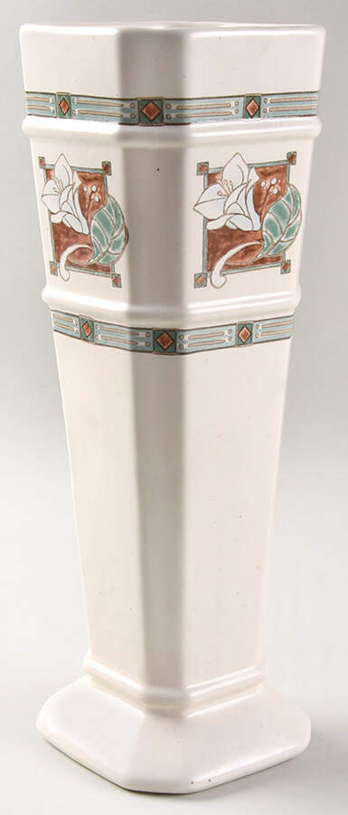 Mission Flower 12" Vase by Pfaltzgraff-1