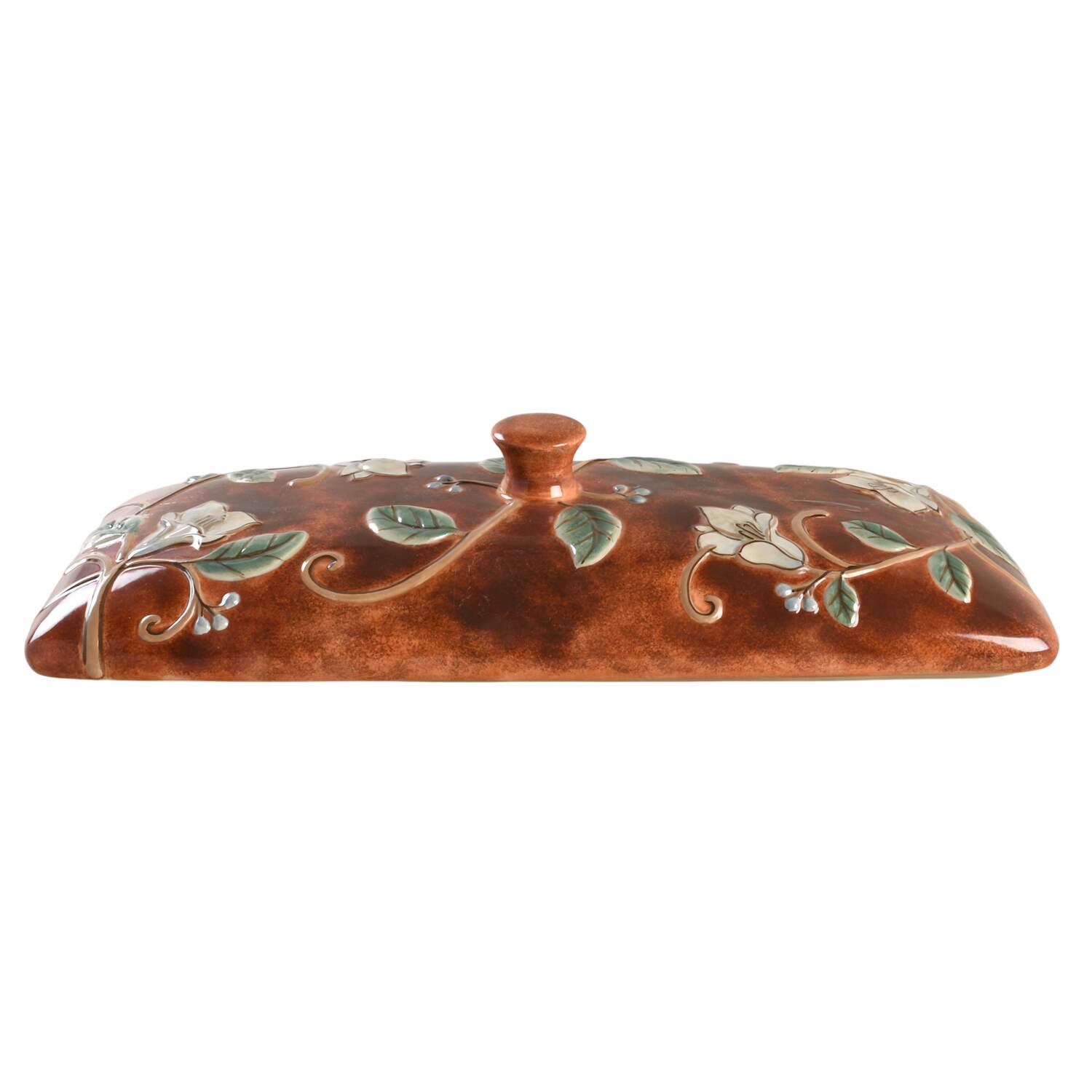 Mission Flower Lid for Bread Box by Pfaltzgraff-1