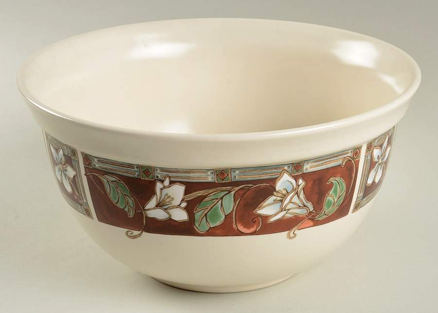 Mission Flower 9" Mixing Bowl by Pfaltzgraff-1