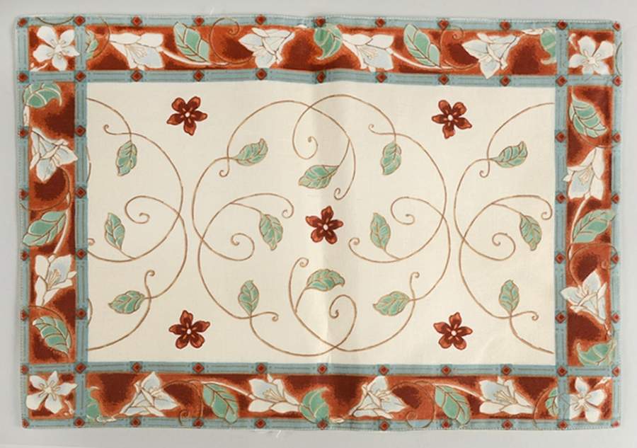 Mission Flower Cloth Placemat by Pfaltzgraff-1