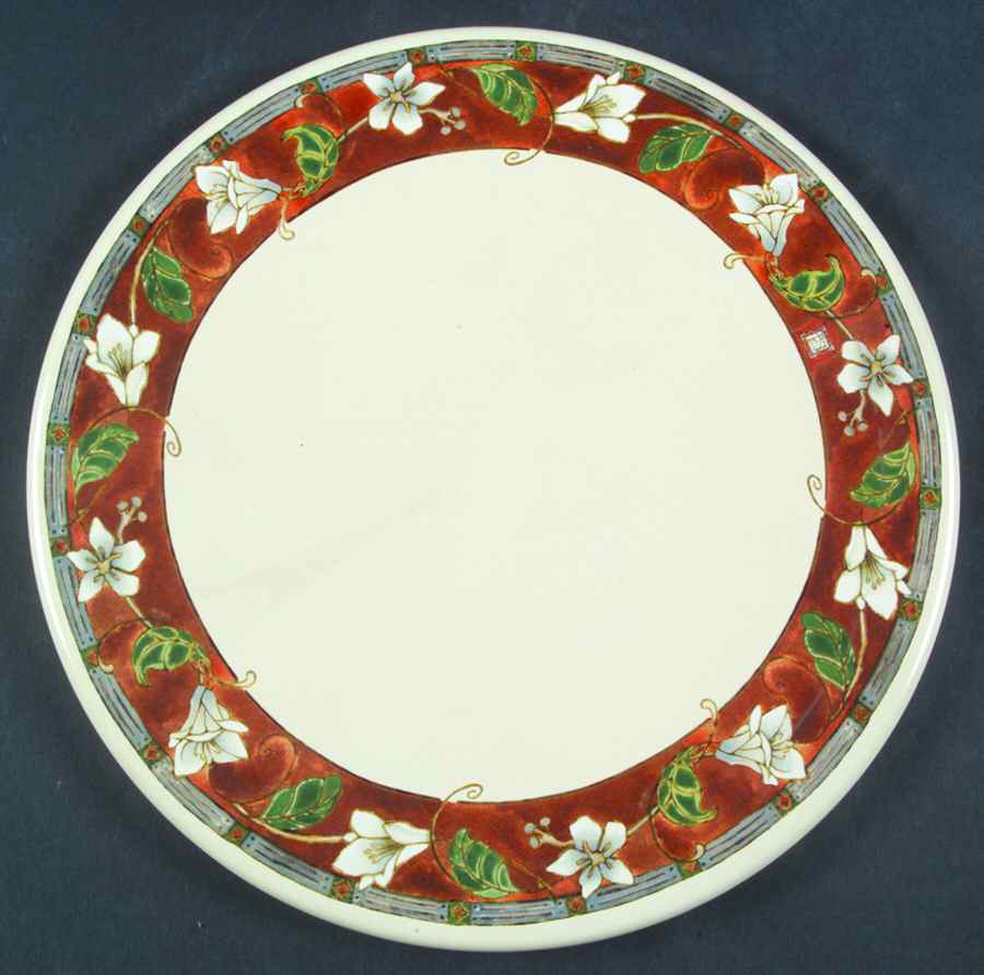 Mission Flower 10" Individual Steel Stove Cover by Pfaltzgraff-1