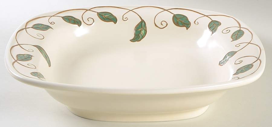 Mission Flower 14" Square Pasta Serving Bowl by Pfaltzgraff-1