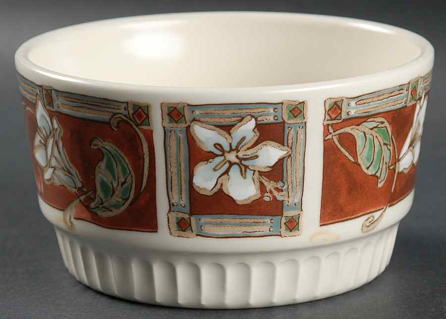 Mission Flower 5" Round Baker by Pfaltzgraff-1