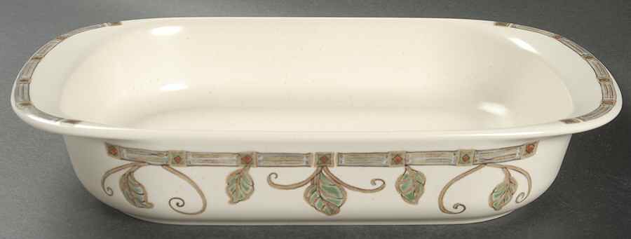 Mission Flower 11" Rectangular Baker by Pfaltzgraff-1