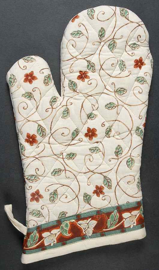 Mission Flower Cloth Oven Mitt by Pfaltzgraff-1