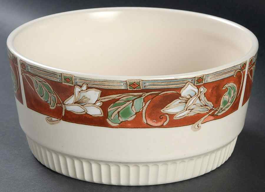 Mission Flower 7" Round Baker by Pfaltzgraff-1
