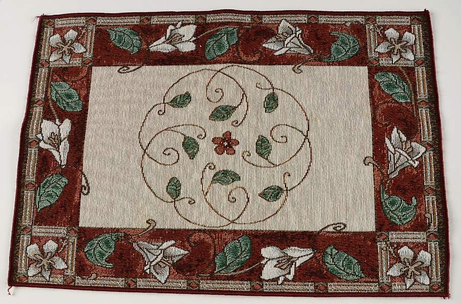 Mission Flower Cloth Placemat by Pfaltzgraff-1