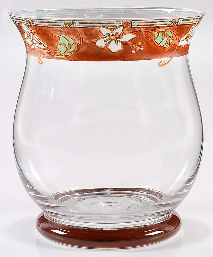 Mission Flower 6" Glassware Hurricane by Pfaltzgraff-1
