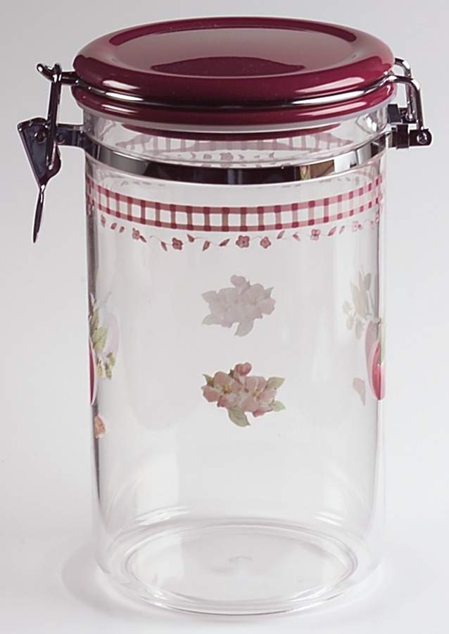 Delicious Large Acrylic Storage Jar & Lid by Pfaltzgraff-1