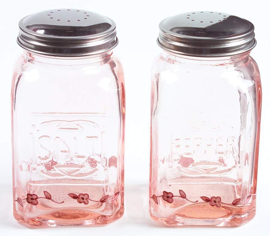 Delicious Glassware Salt and Pepper Set by Pfaltzgraff-1