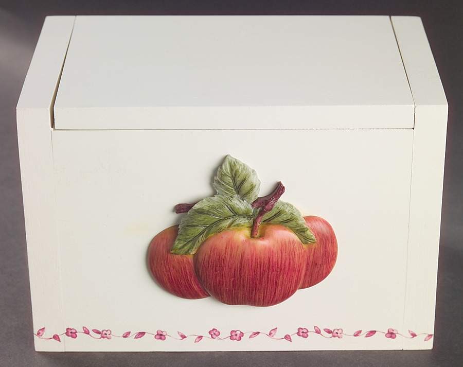 Delicious Wood Recipe Box & Lid by Pfaltzgraff-1