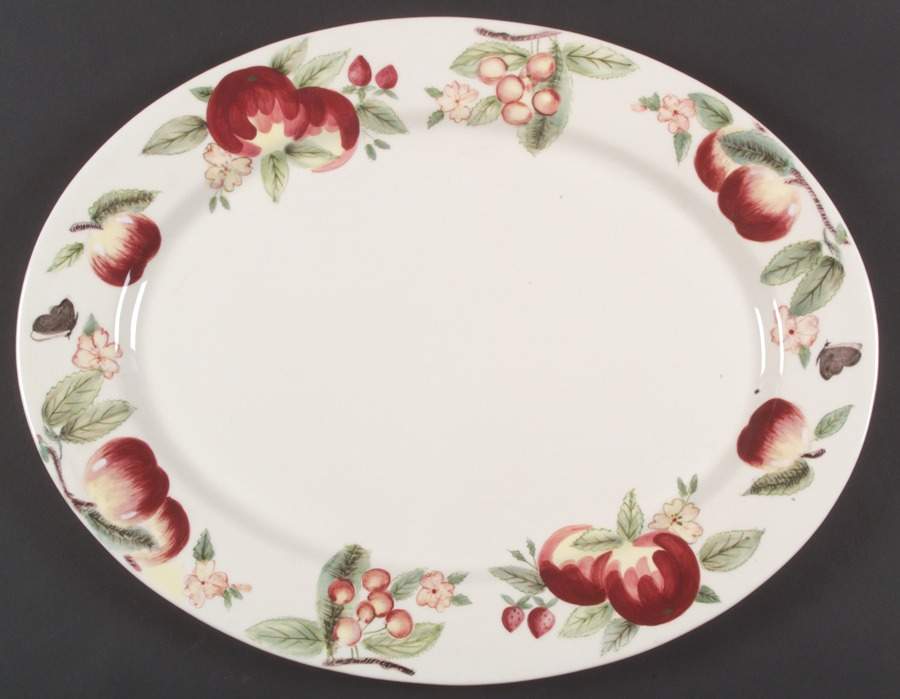 Delicious 18" Oval Serving Platter by Pfaltzgraff-1