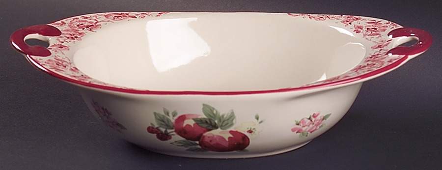 Delicious 11" Nesting Handled Oval Serving Bowl by Pfaltzgraff-1