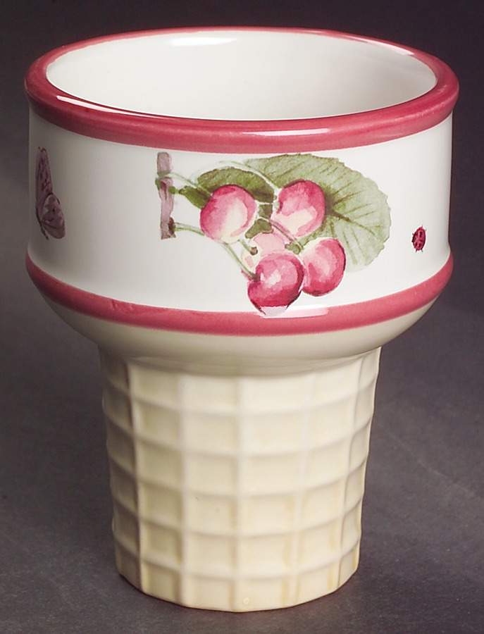 Delicious Ice Cream Cone Shaped Dish by Pfaltzgraff-1