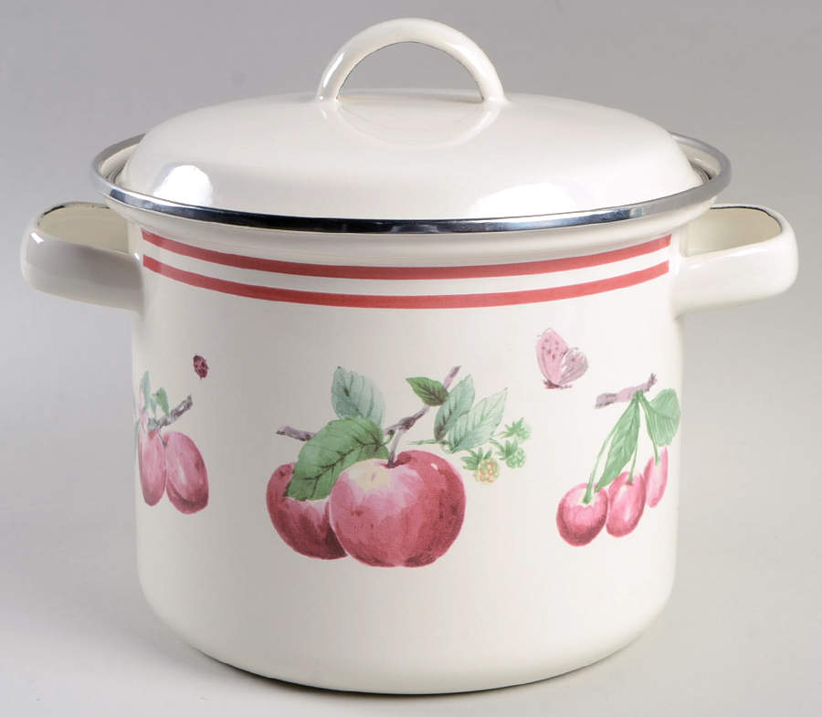 Delicious 2.5 Qt Metal Stockpot & LId by Pfaltzgraff-1