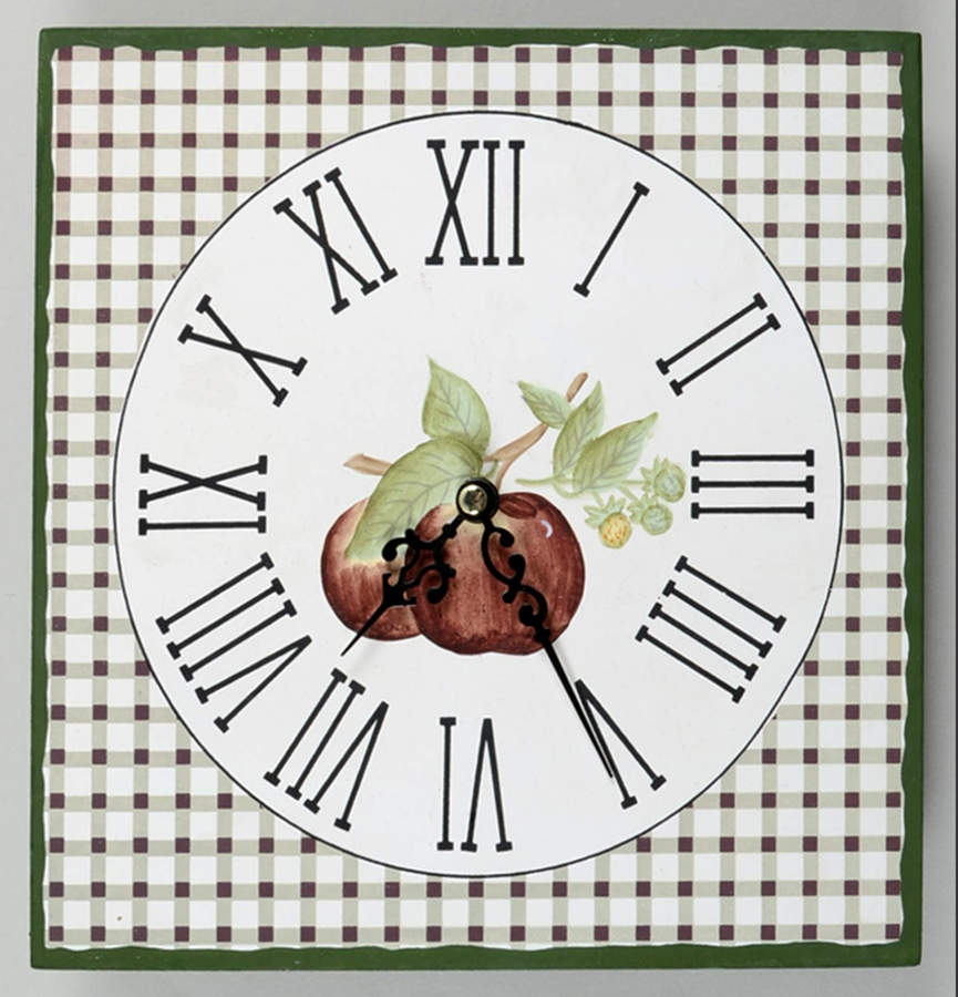 Delicious Hanging Wall Clock by Pfaltzgraff-1