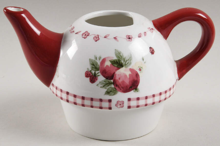 Delicious Individual Teapot with Cup Teapot No Lid by Pfaltzgraff-1