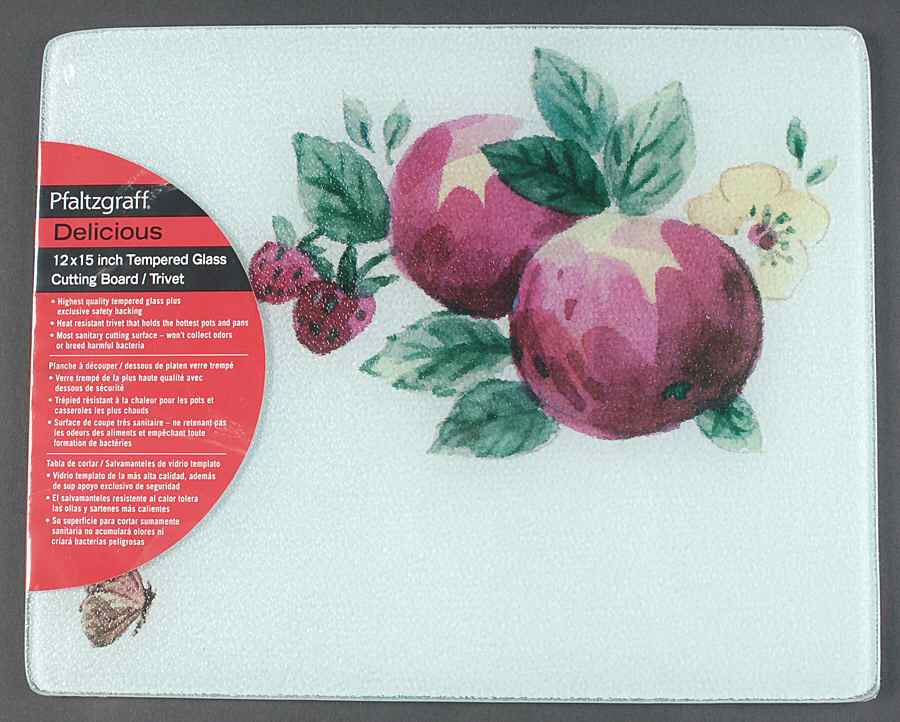 Delicious Rectangular Glassware Cutting Board by Pfaltzgraff-1