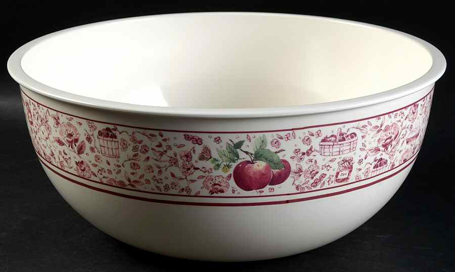 Delicious 11" Large Melamine Salad Serving Bowl by Pfaltzgraff-1