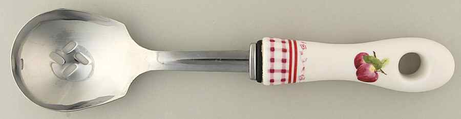 Delicious Slotted Serving Spoon with Stainless Bowl by Pfaltzgraff-1