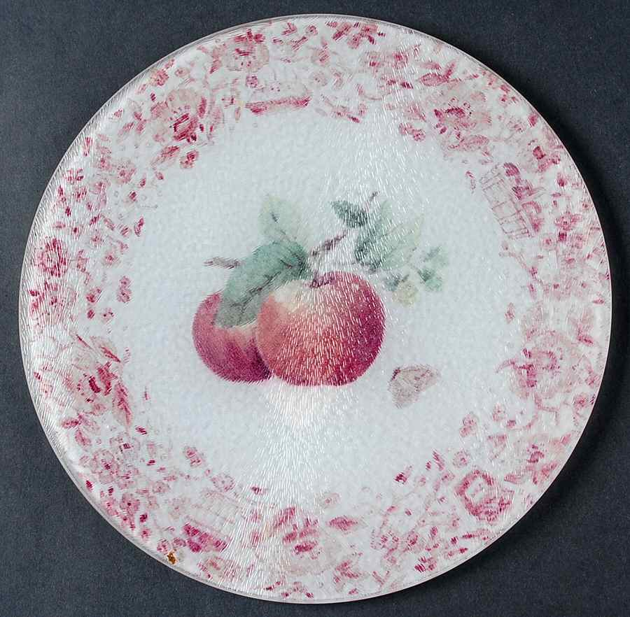 Delicious Round Glass Trivet by Pfaltzgraff-1