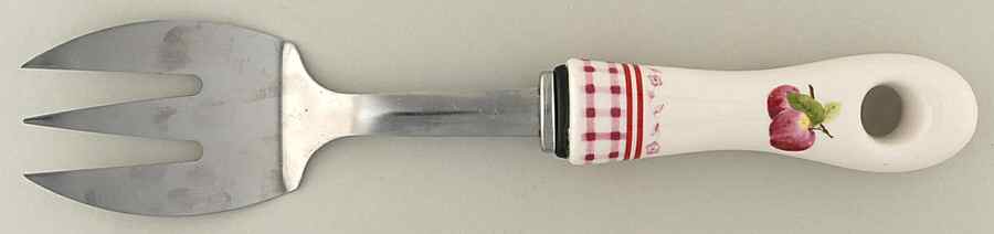 Delicious Salad Serving Fork with Stainless Prongs by Pfaltzgraff-1