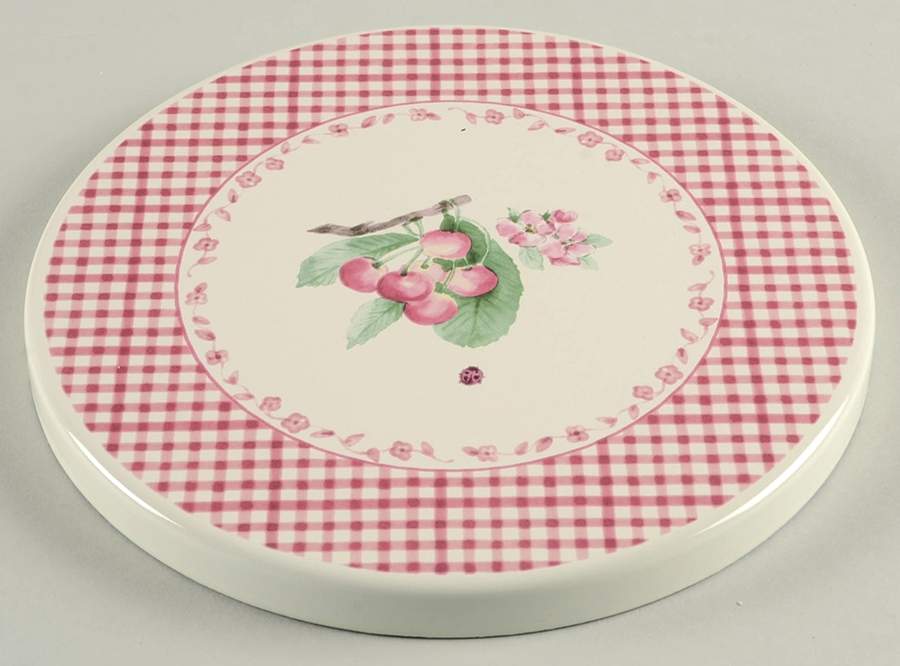 Delicious 8" Individual Tin Round Stove Cover by Pfaltzgraff-1