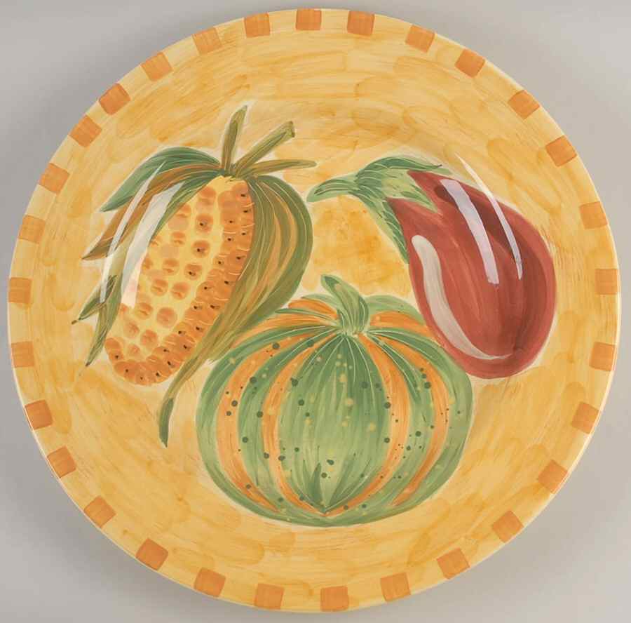 Central Market 18" Chop Plate (Round Platter) by Pfaltzgraff-1