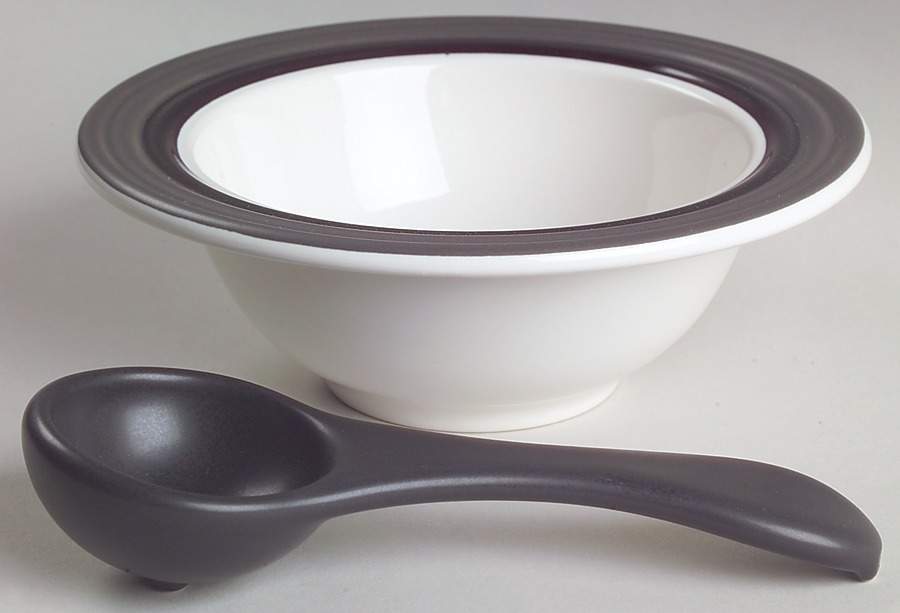 Empire Dip/Salsa Crock & Ladle by Pfaltzgraff-1