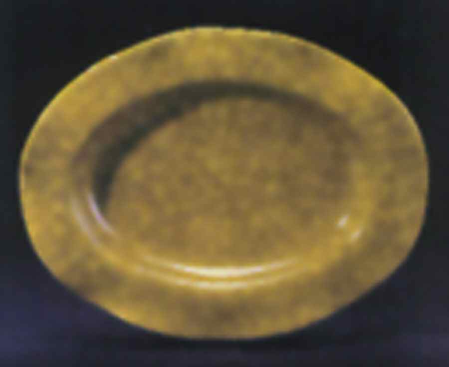 Onde Basil (Olive Green) 17" Oval Serving Platter by Presenttense-1