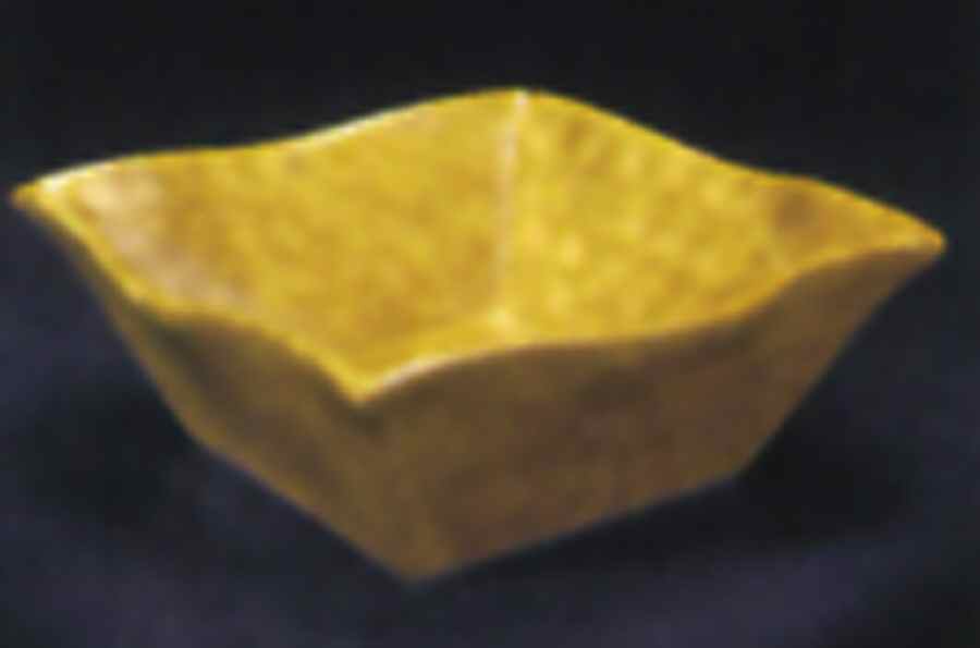 Onde Basil (Olive Green) 11" Square Vegetable Bowl by Presenttense-1