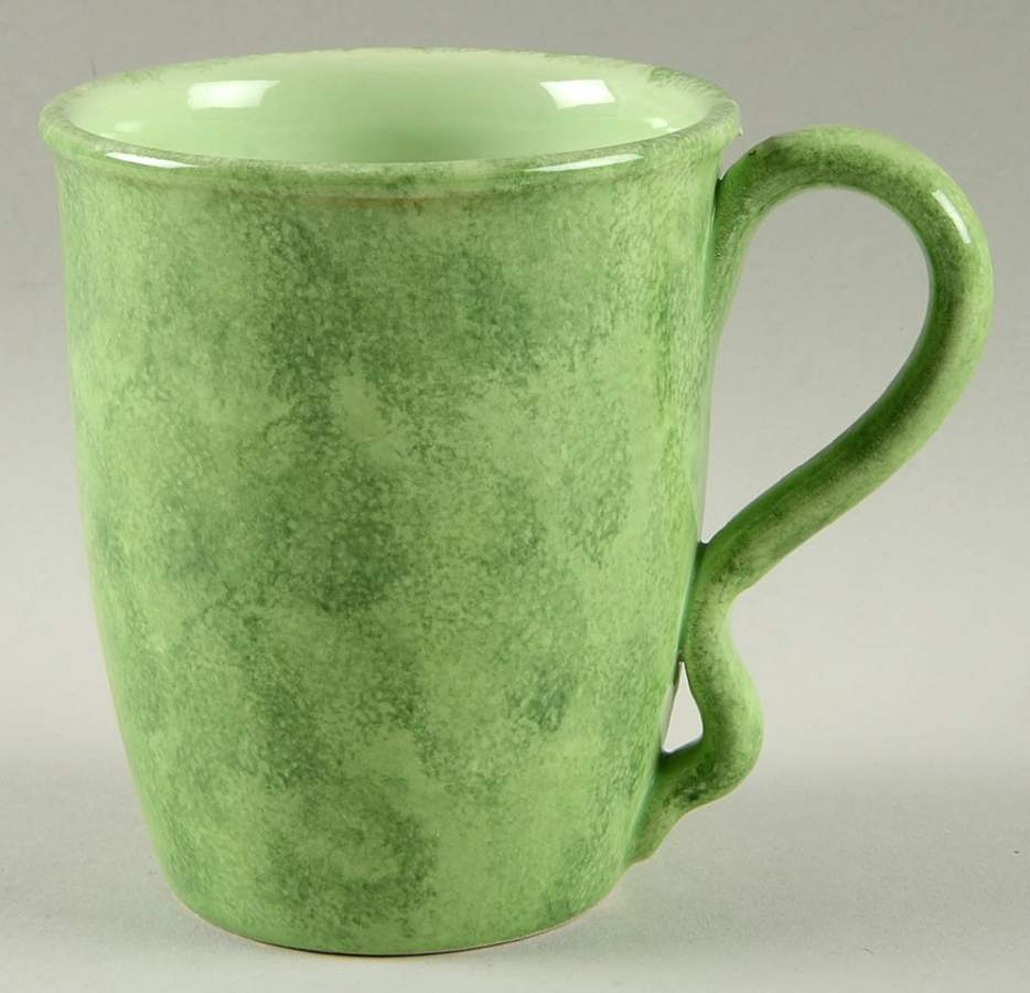 Onde Verde (Medium Green) Mug by Presenttense-1