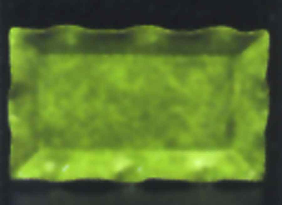 Onde Verde (Medium Green) 18" Rectangular Serving Platter by Presenttense-1