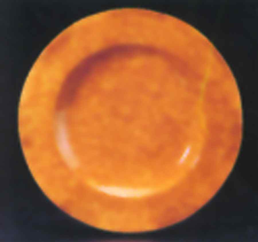Onde Amber (Gold) 15" Chop Plate (Round Platter) by Presenttense-1