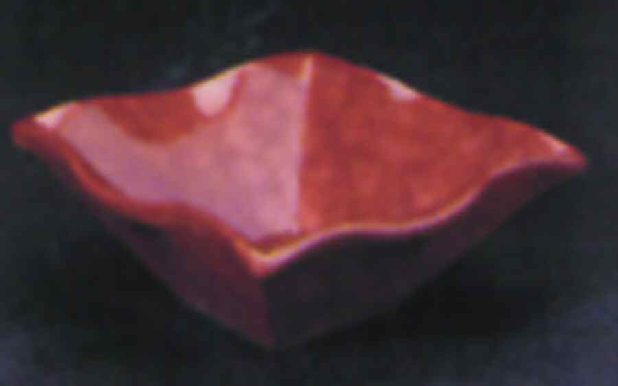 Onde Terra (Rust Brown) Square Cereal Bowl by Presenttense-1