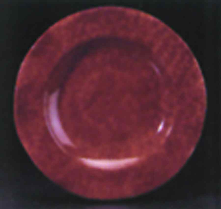Onde Terra (Rust Brown) 15" Chop Plate (Round Platter) by Presenttense-1